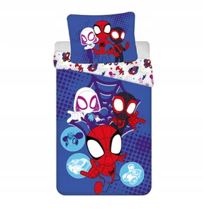 Pościel Dziecięca Spidey Spiderman 140x200cm Spider-man Pająk Marvel - Pościel dla dzieci - miniaturka - grafika 1