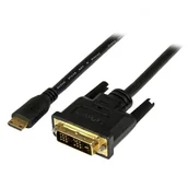 Adaptery i przejściówki - StarTech HDCDVIMM1M adapter kablowy 1 m Mini-HDMI DVI-D Czarny - miniaturka - grafika 1