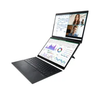 Laptopy 2w1 - ASUS Zenbook Duo UX8406MA-QL114W Intel Core Ultra 5 125H Hybryda (2w1) 35,6 cm  14" Ekran WUXGA 16 GB LPDDR5x-SDRAM 512 GB SSD Wi-Fi 6E (802.11ax) Windows 11 Home Niemiecki Szary 90NB12U1-M007Y0 90NB12U1-M007Y0 - miniaturka - grafika 1