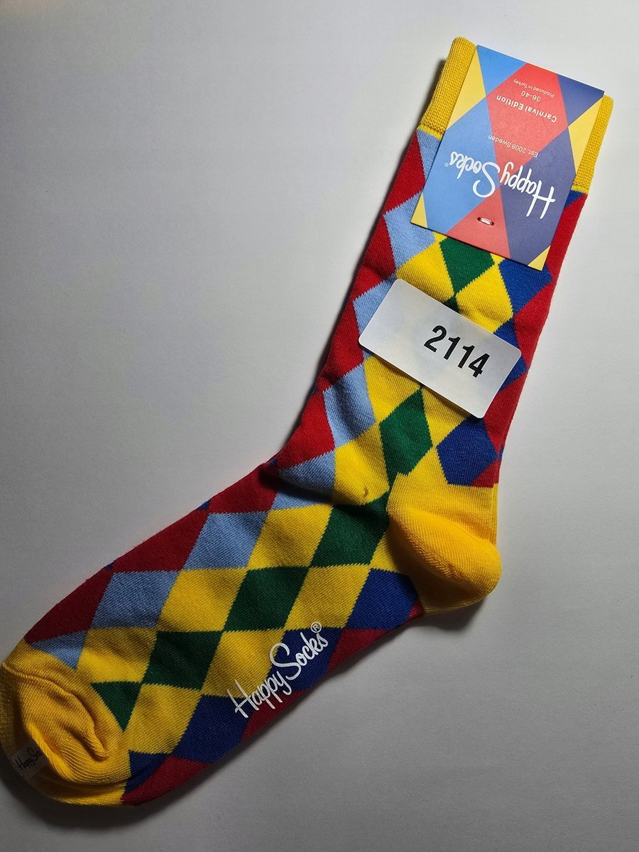 Kolorowe skarpety Happy Socks unisex rozmiar 36-40 (2114)