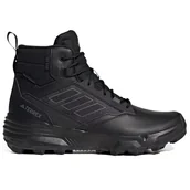 Buty trekkingowe męskie - Buty adidas Terrex Unity Leather Mid Rain.Rdy Hiking IF4977 - czarne - miniaturka - grafika 1