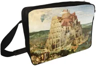 Torby szkolne - Torba na ramię Wieża Babel Pieter Bruegel starszy - miniaturka - grafika 1