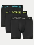 Majtki męskie - Nike Komplet 3 par bokserek Boxer 0000KE1157 Czarny - miniaturka - grafika 1
