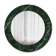 Lustra - Lustro dekoracyjne okrągłe Zielony marmur - miniaturka - grafika 1