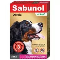 Artykuły przeciw pasożytom - Dr Seidla Dermapharm Sabunol Gpi Obroża Przeciw Pchłom Dla Psa Ozdobna Różowa 50Cm - miniaturka - grafika 1