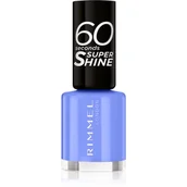 Lakiery do paznokci - Rimmel London 60 Seconds Super Shine Lakier do paznokci 8 ml Odcień 856 Blue Breeze - miniaturka - grafika 1