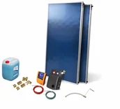 Kolektory słoneczne - WEBER Zestaw solarny kolektory słoneczne płaskie 2X FX-PX 2.5 bez zbiornika c.w.u. - miniaturka - grafika 1