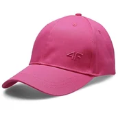 Czapki i chusty sportowe damskie - Czapka 4F SS23ACABF10955S - różowa - miniaturka - grafika 1