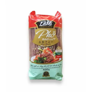 Makaron ryżowy brązowy BUN GAO LUT 400g LAMI - Makaron - miniaturka - grafika 1