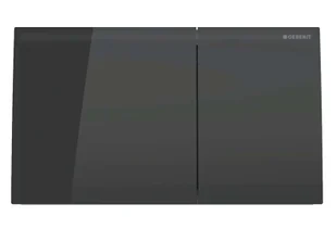 Geberit Sigma70 - Sterowanie spłukiwaniem, szkło/czarne 115.622.SJ.1 - Przyciski spłukujące - miniaturka - grafika 1