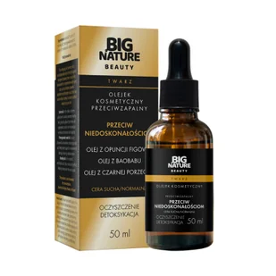 Big Nature Olejek do twarzy Przeciw Niedoskonałościom (opuncja figowa, baobabu, czarna porzeczka) 50 ml - olej kosmetyczny - Olejki do mycia twarzy - miniaturka - grafika 1