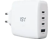 Zasilacze do laptopów - Ładowarka sieciowa ISY IAC-5140-WT 140W GAN Biały - miniaturka - grafika 1