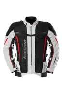 Odzież motocyklowa - Kurtka MC Furygan Montroc Kevlar® Czarny/Perłowy/CzerwonyL - miniaturka - grafika 1