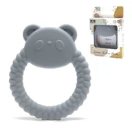 Gryzaki dla dzieci - GRYZAK SILIKONOWY SENSORYCZNY BEZ BPA PANDA ŁAGODZĄCY DZIĄSŁA LORELLI - miniaturka - grafika 1