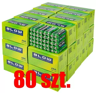 80 x Bateria AAA R03P SUPER HEAVY DUTY Paluszki - Baterie i akcesoria - miniaturka - grafika 1