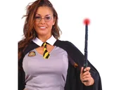 Dodatki do strojów karnawałowych - Guirca Różdżka czarodzieja czarna ledowa - 1 szt. GU17498 - miniaturka - grafika 1