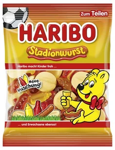 Haribo, żelki owocowe Stadionwurst, mix smaków, 175g - Żelki - miniaturka - grafika 1
