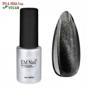 Lakier hybrydowy Cat Eye 7D Silver Merlin 7 - Lakiery hybrydowe - miniaturka - grafika 1