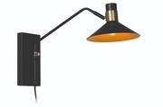 Lampy ścienne - Lucide PEPIJN E14 DIM ściemnialny Kinkiet ścienny z włącznikiem na kablu 05228/01/30 - miniaturka - grafika 1