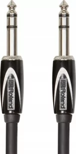 Roland Black Serie kabel połączeniowy stereo wtyk jack 6,3 mm, długość: 4,5 m RCC-15-TRTR RCC-15-TRTR - Inne akcesoria gitarowe - miniaturka - grafika 3