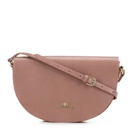 Torebki damskie - Damska saddle bag ze skóry o fakturze lizard - miniaturka - grafika 1