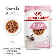 Mokra karma dla kotów - Royal Canin Kitten 12x85g saszetka Sos) 17081-uniw - miniaturka - grafika 1