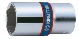 King Tony Nasadka 6-kątna 3/4" 19mm długa 623519M - Klucze i nasadki - miniaturka - grafika 1