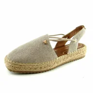 Sandały damskie - Sandały damskie espadryle WRANGLER 31505 beżowe - miniaturka - grafika 1