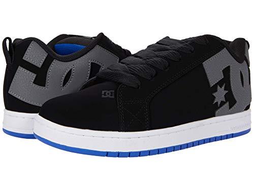 DC Męskie buty sportowe Court Graffik Casual Low Top Skate Shoe, Czarny/szary/niebieski, 12