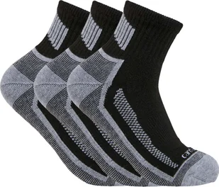 Carhartt Skarpety Carhartt Force Midweight Quarter 3 Black - Skarpety termoaktywne - miniaturka - grafika 1