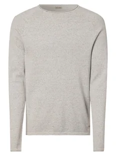 Jack & Jones Sweter męski Mężczyźni Bawełna szary marmurkowy, M - Swetry męskie - miniaturka - grafika 1