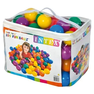 Intex piłeczki 100 sztuk 49600 - Zabawki i gry sportowe - miniaturka - grafika 1