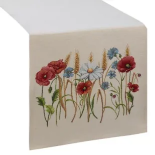 Eurofirany B.b. Choczyńscy Sp.J. Bieżnik gobelinowy 1306/NAT 40x100 cm - Obrusy i serwetki - miniaturka - grafika 1