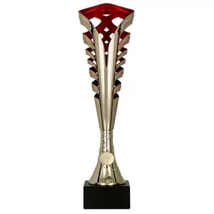 Puchar plastikowy złoto-czerwony - Gadżety dla kibiców - miniaturka - grafika 1