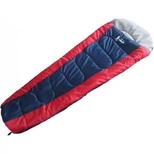 Śpiwór Traveler granatowo- czerwony 210x80/50cm Enero Camp - Śpiwory - miniaturka - grafika 1
