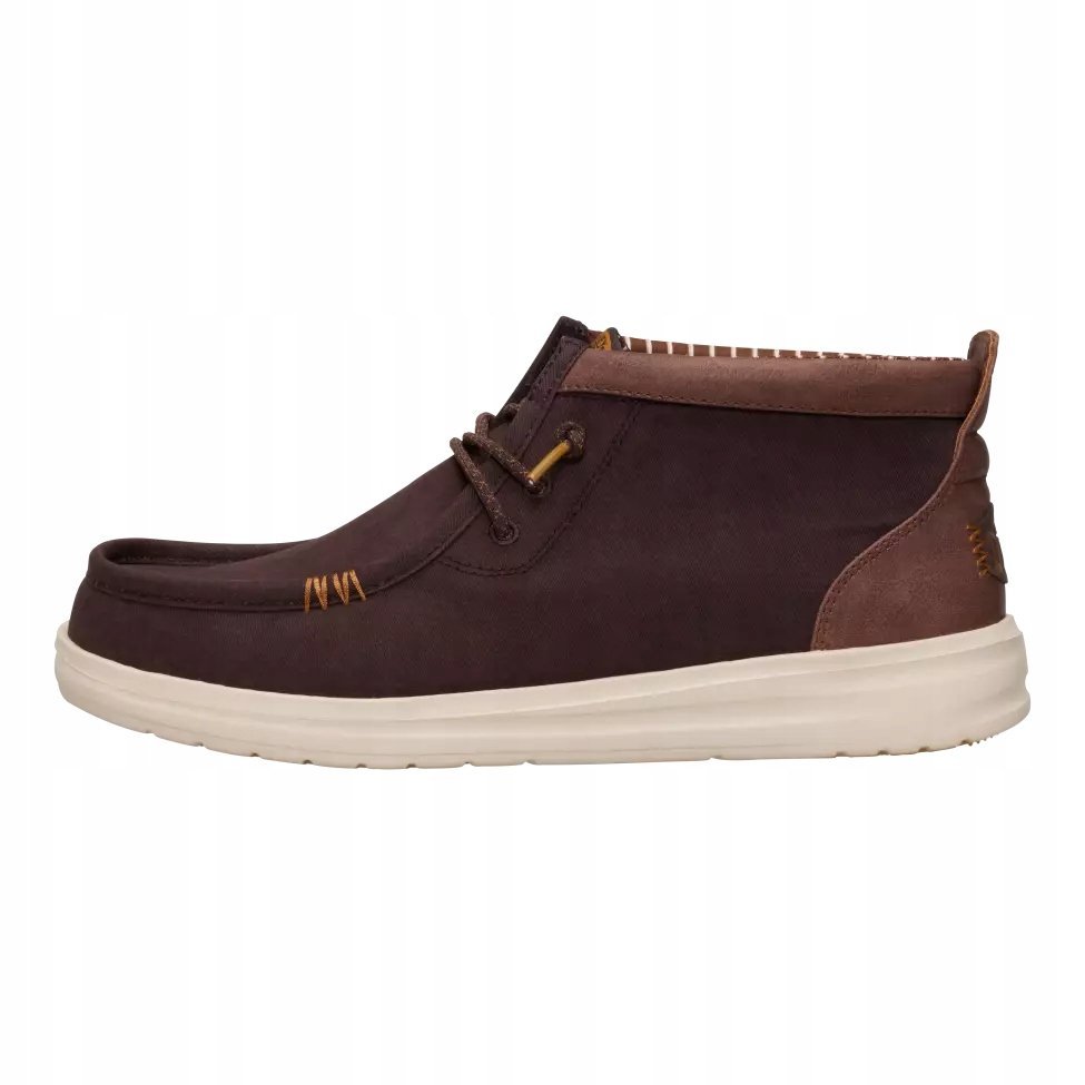 HeyDude Męskie Wysokie Mokasyny Buty Półbuty Wsuwane Wally Mid Grip Vin 46