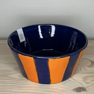 Miski i półmiski - Miska granatowo-pomarańczowa - miniaturka - grafika 1