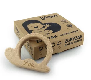 Lulaby, Smiley Helper, gryzak klonowy Ślimak - Grzechotki dla dzieci - miniaturka - grafika 1