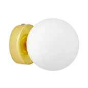 Lampy ścienne - LAMPA ŚCIENNA KINKIET NOWOCZESNY ZŁOTY MARSIADA W1 - miniaturka - grafika 1