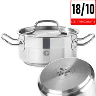 Garnki - Garnek niski Profi Line z pokrywką 2,8 l śr. 200 x 90 h - Hendi 830208 - miniaturka - grafika 1