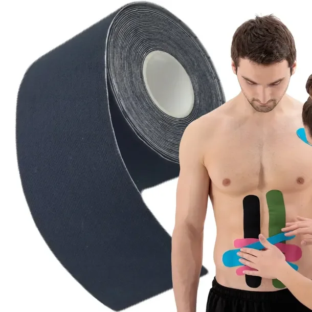 TAŚMA PLASTRY KINESIO KINESIOTAPING TAPE TEJP TEJPY 5cm 5m Kinezjologiczna