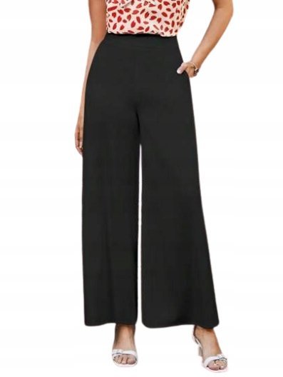 SHEIN DAMSKIE SPODNIE CZARNE ELEGANCKIE 44 ŁWJ