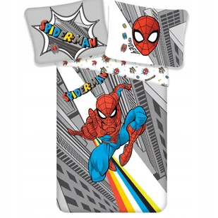 Pościel Bawełniana Spider-Man Pop 140x200 Dynamiczna Akcja - Pościel dla dzieci - miniaturka - grafika 1