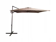Parasole ogrodowe - DUŻY SOLIDNY ROZKŁADANY REGULOWANY PARASOL OGRODOWY 300CM AUSTIN BEŻOWY - miniaturka - grafika 1