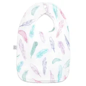 Śliniaki i fartuszki - Śliniaczek bambusowy classic - Rajskie piórka - miniaturka - grafika 1