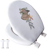 Deski sedesowe - DESKA KLOZETOWA SEDESOWA DO WC UNIWERSALNA POKRYWA MIĘKKA KLAPA TOALETOWA - miniaturka - grafika 1