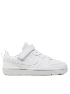 Nike Sneakersy Court Borough Low Recraft (Ps) DV5457 106 Biały - Buty dla dziewczynek - miniaturka - grafika 1