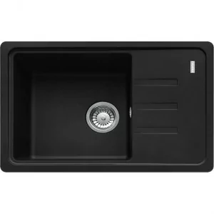 FRANKE 114.0676.319 Zlewozmywak Basis BSG 611-62 Fragranit Czarny mat - Zlewozmywaki - miniaturka - grafika 1