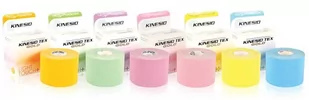 Kinesiology Tape do delikatnej i wrażliwej skóry - taśma do tapingu twarzy, kinesiotapingu dzieci i osób starszych - pastelowa kolorystyka - Kinesio T - Akcesoria do rehabilitacji - miniaturka - grafika 1