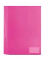 Teczki i skoroszyty - Herma Schnellhefter A4 pink transluzent PP 3St 19491 - miniaturka - grafika 1